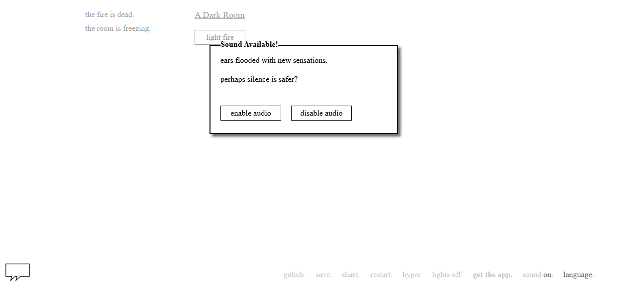 A Dark Room
